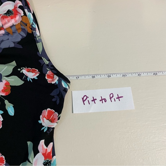 Flutter & Kick Maternity Floral Tank Maxi Dress Size Small - Picture 4 of 8